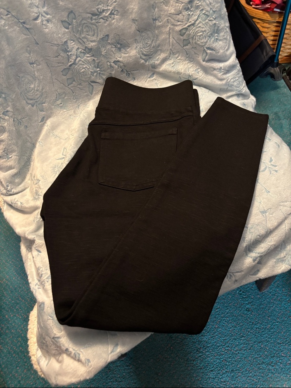 Black High-Waist Ponte Leggings